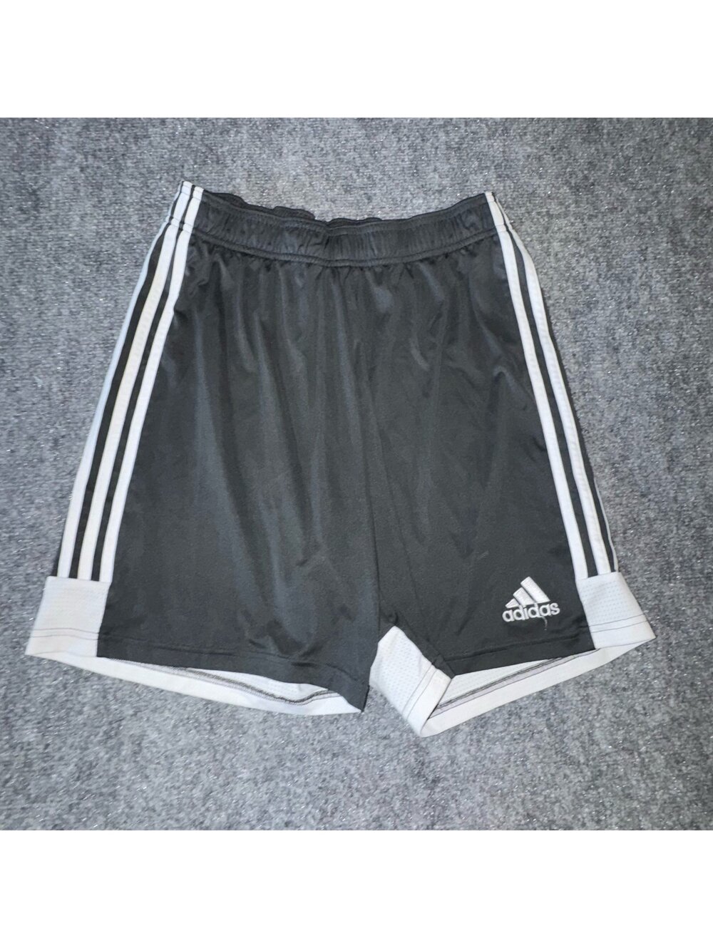Adidas Baggy Gray Athletic Hoop Shorts Mens LG Vtg y2k 90s Rare